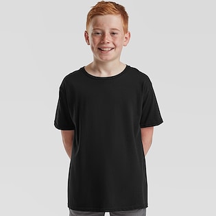 Fruit of the Loom Kids Iconic T - black