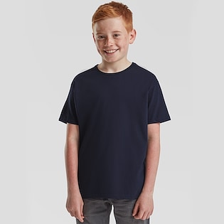 Fruit of the Loom Kids Iconic T - deep navy