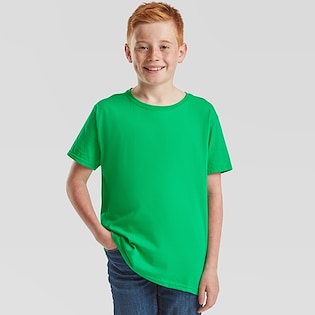 Fruit of the Loom Kids Iconic T - kelly green