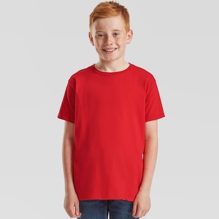 Fruit of the Loom Kids Iconic T - red