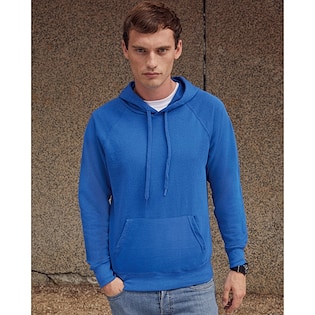 Fruit of the Loom Lightweight Hooded Sweat - royal blue