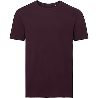 Russell Authentic Tee Pure Organic 108M - burgundy