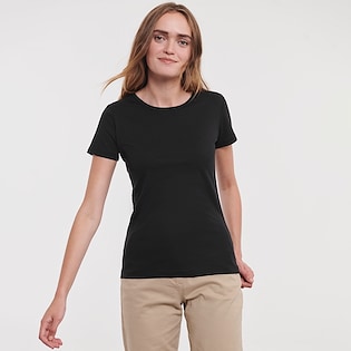 Russell Ladies Authentic Tee Pure Organic 108F - black