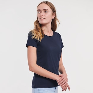 Russell Ladies Authentic Tee Pure Organic 108F - french navy