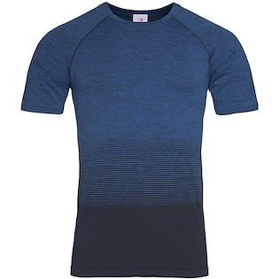 Stedman Active Seamless Raglan Flow - blue