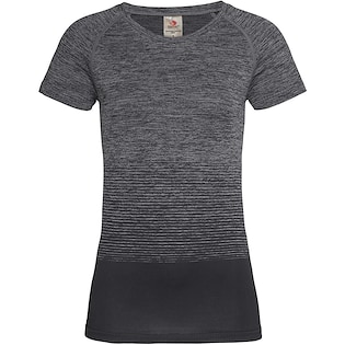 Stedman Ladies Active Seamless Raglan Flow - dark grey