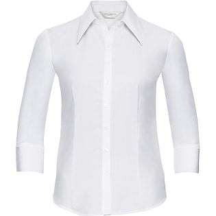 Russell Ladies´ 3/4 Sleeve Fitted Tencel® Shirt 954F - white