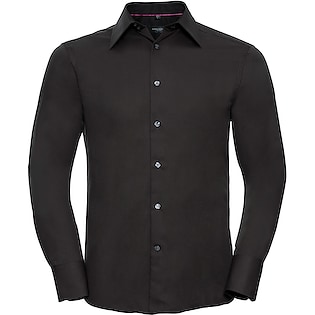 Russell Men´s Long Sleeve Fitted Tencel® Shirt 954M - black