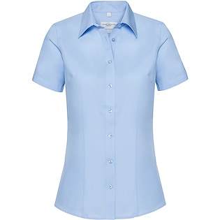 Russell Ladies´ Short Sleeve Tailored Coolmax® Shirt 973F - light blue