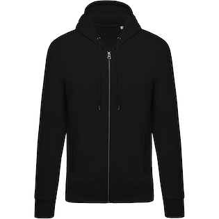 Kariban Men´s Organic Full Zip Hooded Sweatshirt - black