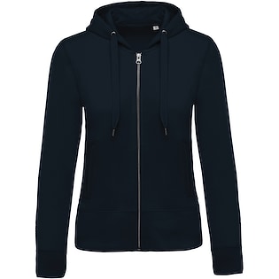 Kariban Ladies´ Organic Full Zip Hooded Sweatshirt - navy