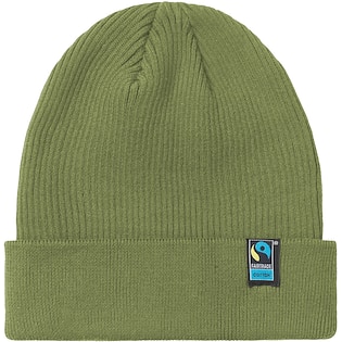 Neutral Mixed Knit Beanie - military green