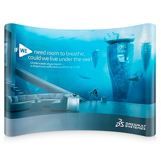 Messewand Pop Up Large, 320 cm