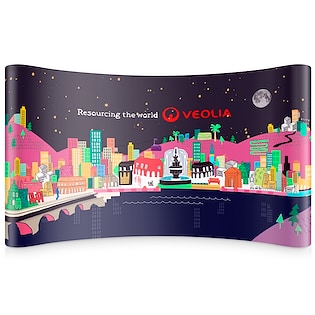 Messewand Pop Up XL, 395 cm