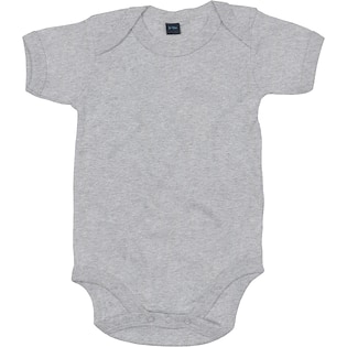 Babybugz Baby Bodysuit - heather grey melange