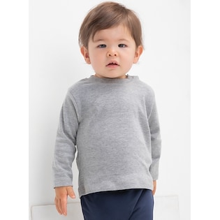 Babybugz Baby Long Sleeve T - heather grey
