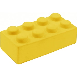 Pelota antiestrés Building Blocks - amarillo