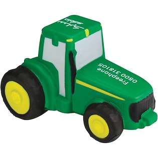 Pelota antiestrés Tractor - verde