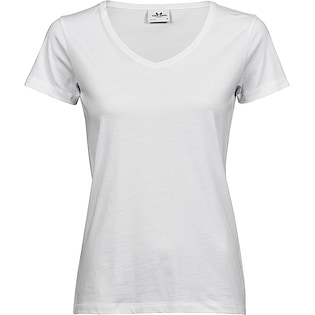 Tee Jays Women´s Luxury V-neck Tee - white