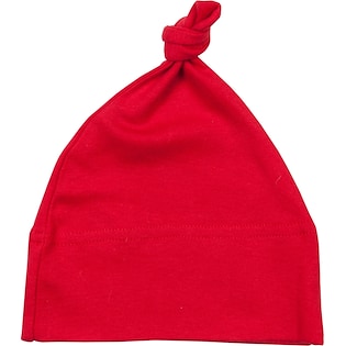 Babybugz Baby One Knot Hat - red