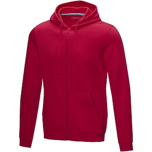 Elevate Ruby Men´s GOTS Recycled Hoodie - red