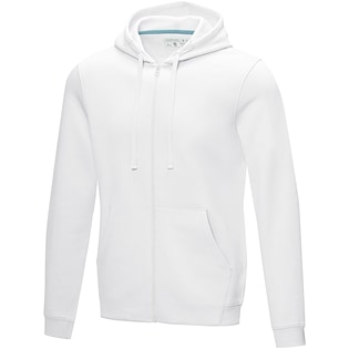 Elevate Ruby Men´s GOTS Recycled Hoodie - white