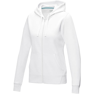 Elevate Ruby Women´s GOTS Recycled Hoodie - white