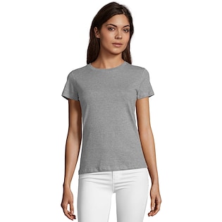 SOL's Regent Fit Women T-shirt - grey melange