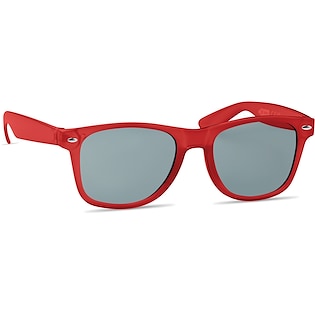 Solbriller Chandler - transparent red