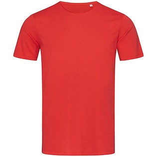 Stedman Finest Cotton Men´s T-shirt - crimson red