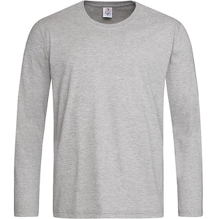 Stedman Classic-T Men´s Long Sleeve - gris jaspeado