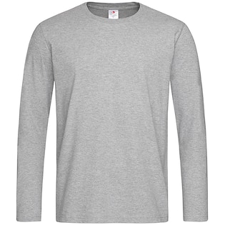 Stedman Comfort-T 185 Men´s Long Sleeve - heather grey