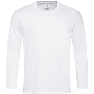 Stedman Comfort-T 185 Men´s Long Sleeve - blanco