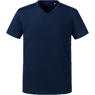 Russell Men´s Pure Organic V-Neck T 103M - french navy