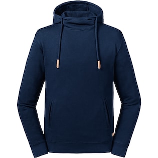 Russell Pure Organic High Collar Hooded Sweat 209M - french navy