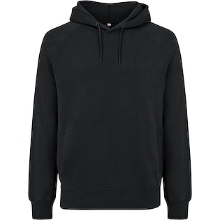 Continental Clothing Unisex Classic Heavy Raglan Pullover Hoody - ash black