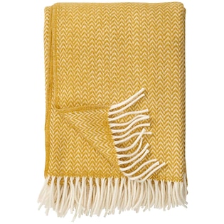 Klippan Yllefabrik Chevron - yellow
