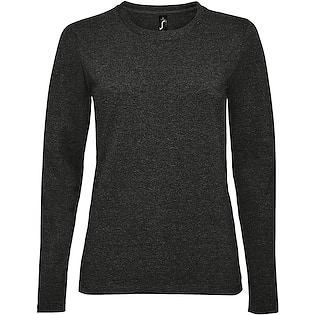 SOL´s Imperial Women´s Long Sleeve T-shirt - charcoal melange