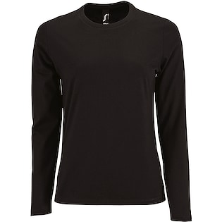 SOL's Imperial Women´s Long Sleeve T-shirt - deep black