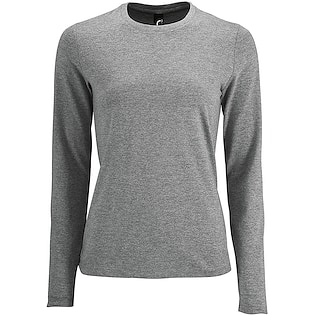 SOL´s Imperial Women´s Long Sleeve T-shirt - grey melange