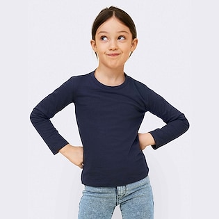 SOL's Imperial Kid´s Long Sleeve T-shirt - french navy