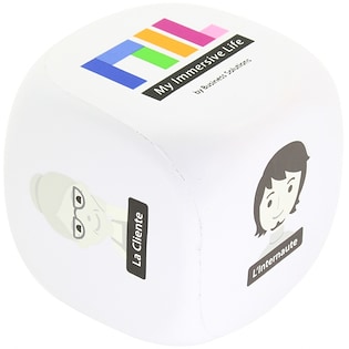 Stressball Dice without dots