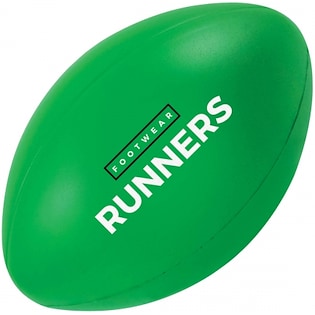 Balle anti-stress Rugby Ball - green