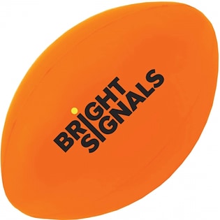 Balle anti-stress Rugby Ball - orange