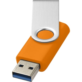 USB-minne Twist 3.0, 64 GB - orange