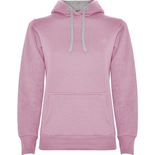 Roly Urban Women´s Hoodie - light pink/ marl grey