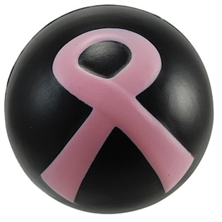 Stressball Pink Ribbon - sort