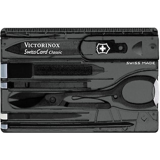 Victorinox Swisscard Classic - transparent black