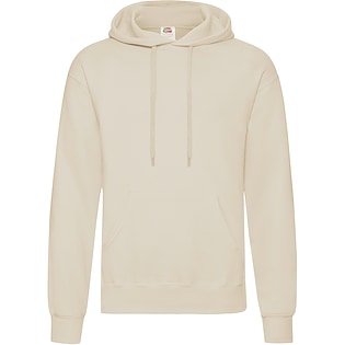 Fruit of the Loom Classic Hooded Sweat - natural