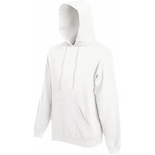 Fruit of the Loom Classic Hooded Sweat - white
